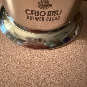 Crio Bru stainless steal coffee  press.
